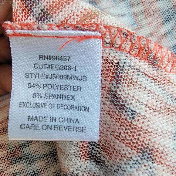 love on a hanger aztec print boho open front  cardigan duster size medium - Picture 4 of 4